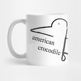 american crocodile Mug